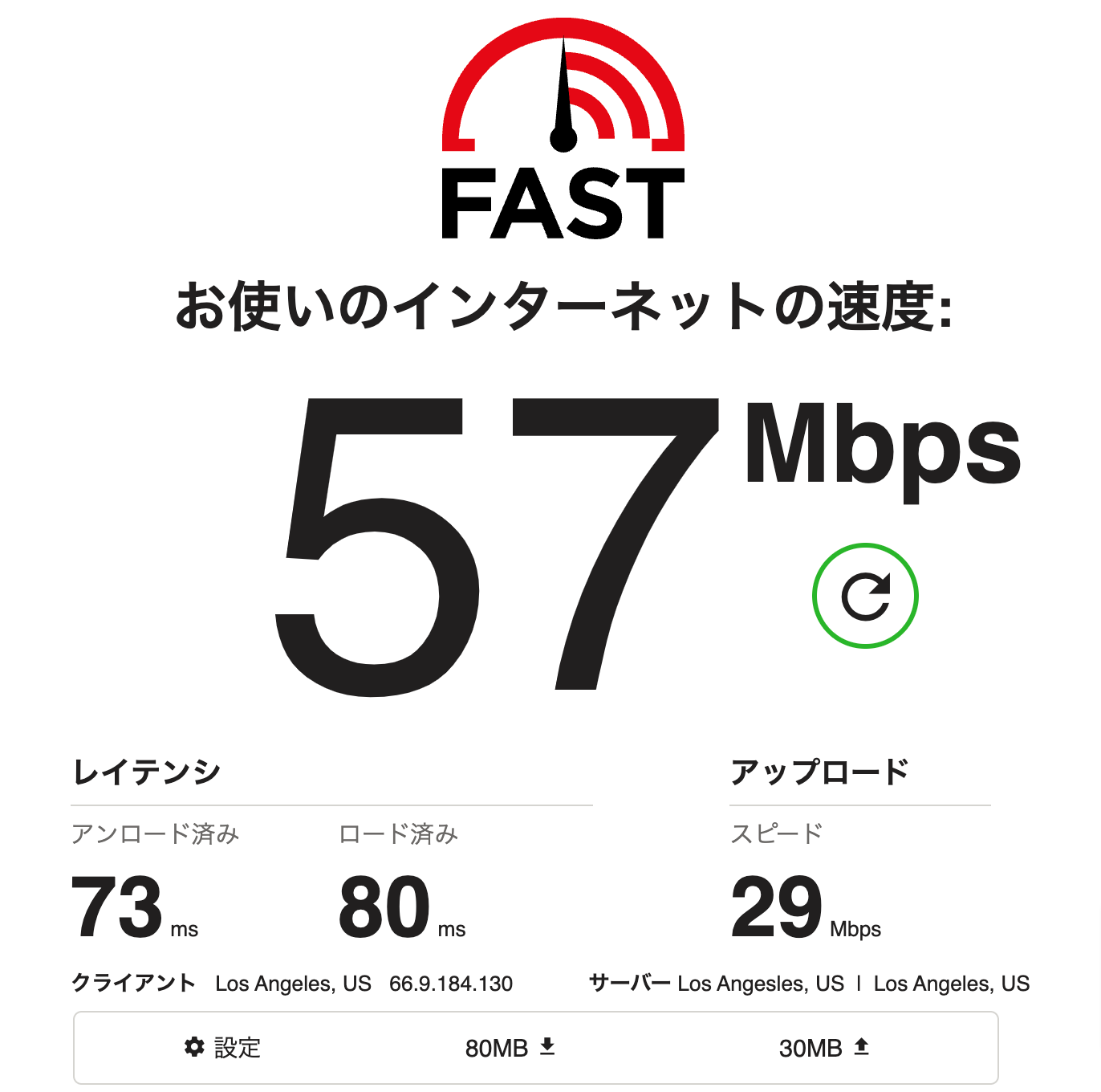 回線テストfast.com